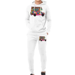 Hippie Camping Van Hoodie & Jogger Set