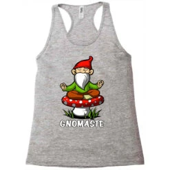 Gnomaste Yoga Gnome Racerback Tank -ThreadNest Store pd.2526636407.45.25078092.s3.1 front grey ffffff none x19.5y0 105 800x800 1