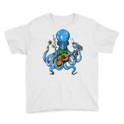 Octopus Hippie Stoner Youth Tee -ThreadNest Store pd.2526649470.37.25083776.s3.1 front white ffffff none x0y0 129 800x800 1