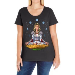 Norse Goddess Freyja Ladies Curvy T-Shirt