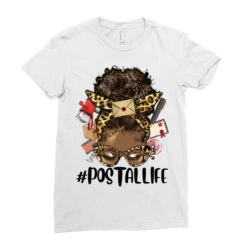 Afro Messy Bun Postal Life Ladies Fitted T-Shirt -ThreadNest Store pd.2526673769.36.25093919.s3.1 front white ffffff none x1.5y0 151 800x800 1