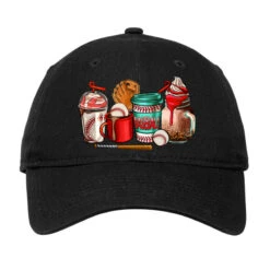 Baseball Coffee Cup Adjustable Cap