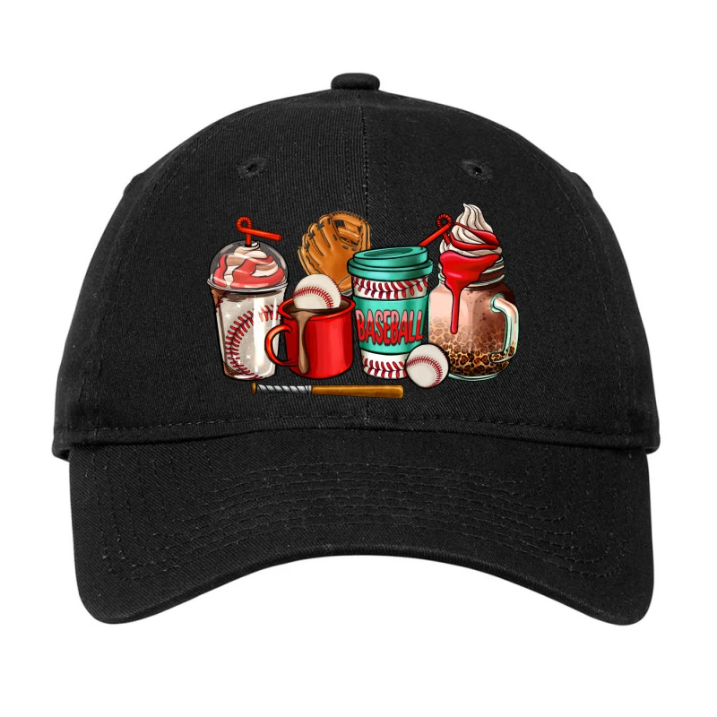 Baseball Coffee Cup Adjustable Cap 1 Baseball Coffee Cup Adjustable Cap