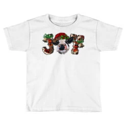 Christmas Joy Heifer Cow Toddler T-shirt