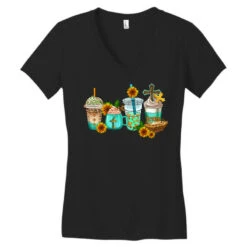 Jesus Coffee Cups Women's V-Neck T-Shirt -ThreadNest Store pd.2526703508.72.25092145.s3.1 front black ffffff none x0y0 138 800x800 1
