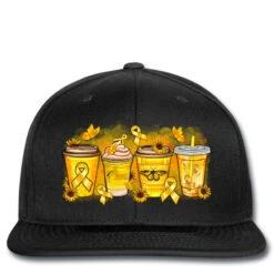 Childhood Cancer Coffee Cups Printed Hat