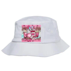 Cancer Coffee Cups Bucket Hat