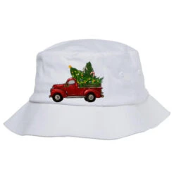Christmas Trees With Truck Bucket Hat