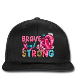 Brave And Strong Printed Hat
