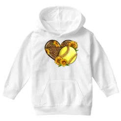 Western Softball Heart With Sunflowers Youth Hoodie -ThreadNest Store pd.2526738581.53.25095307.s3.1 front white ffffff none x0y0 113 800x800 1