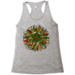 Leopard Christmas Sunflower Racerback Tank -ThreadNest Store pd.2526793008.45.25097100.s3.1 front grey ffffff none x0y0 144 800x800 1