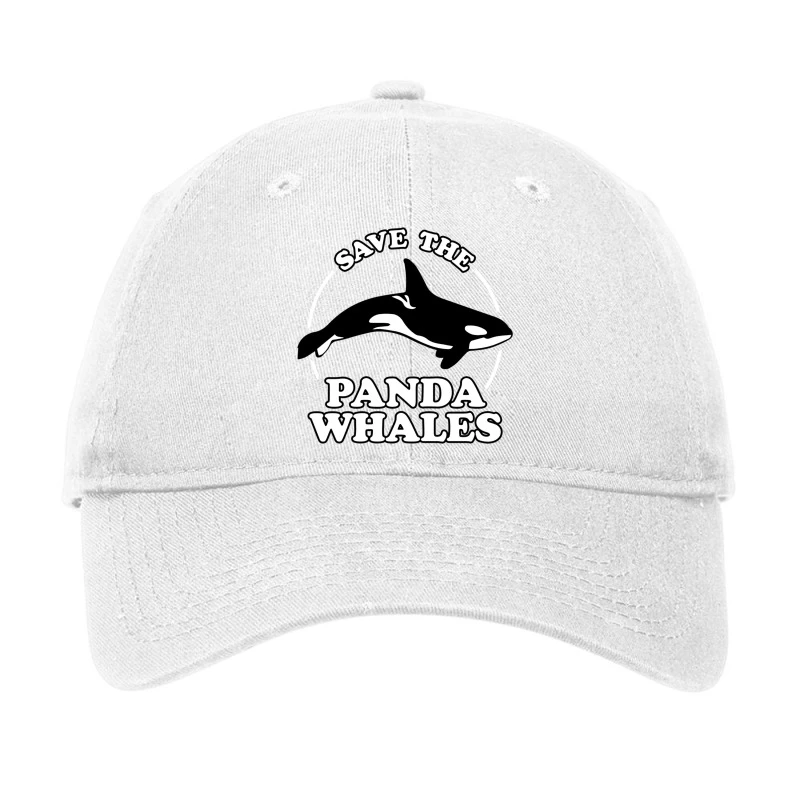 Save The Panda Whales Adjustable Cap 1 Save The Panda Whales Adjustable Cap
