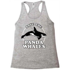 Save The Panda Whales Racerback Tank -ThreadNest Store pd.2526869933.45.25083846.s3.1 front grey ffffff none x0y0 144 800x800 1