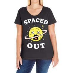 Spaced Out Ladies Curvy T-Shirt