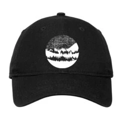 Map Silhouette Circle Adjustable Cap