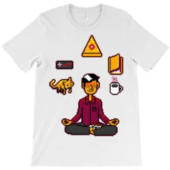Meditation Games Coffee And Books T-Shirt 7 Meditation Games Coffee And Books T-Shirt -ThreadNest Store pd.2526913959.24.25072756.s3.1 front white ffffff none x2.5y0 175 800x800 1