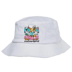 Mom Of Girls Out Numbered Bucket Hat