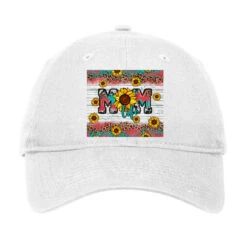 Mom Life Leopard Sunflower Adjustable Cap