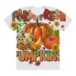 Farm Fresh Pupkins All Over Women's T-shirt 7 Farm Fresh Pupkins All Over Women's T-shirt -ThreadNest Store pd.2526943309.108.25097500.s3.1 front customized f5f5f5 none x45y17.5 294 800x800 1