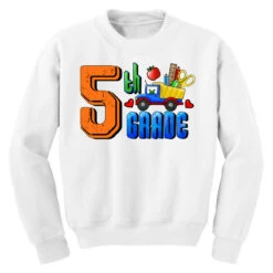 Fifth Grade Youth Sweatshirt -ThreadNest Store pd.2526952159.52.25100551.s3.1 front white ffffff none x0y0 169 800x800 1
