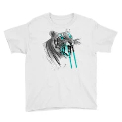 Saber Toothed Tiger Youth Tee -ThreadNest Store pd.2526956240.37.25087740.s3.1 front white ffffff none x0y0 129 800x800 1