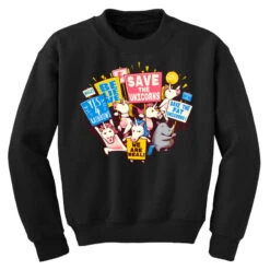 Save The Unicorns! Save The Fat Unicorns! Youth Sweatshirt 7 Save The Unicorns! Save The Fat Unicorns! Youth Sweatshirt -ThreadNest Store pd.2526958548.52.25088827.s3.1 front black ffffff none x0y0 169 800x800 1