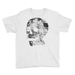 Skull Wanderlust Black And White Youth Tee -ThreadNest Store pd.2526963015.37.25091427.s3.1 front white ffffff none x0y0 129 800x800 1