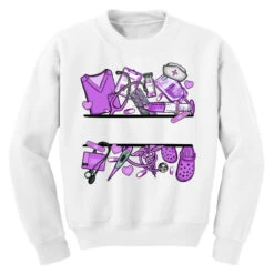 Personalized Purple Nurse Youth Sweatshirt -ThreadNest Store pd.2526969817.52.25100632.s3.1 front white ffffff none x0y0 169 800x800 1