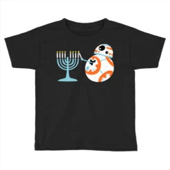 Bb 8 Lighting The Hanukkah Menorah Toddler T-shirt