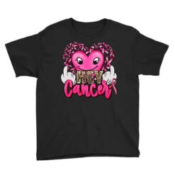Hey Cancer With Middle Fingers Youth Tee -ThreadNest Store pd.2526992845.37.25097094.s3.1 front black ffffff none x0y0 129 800x800 1