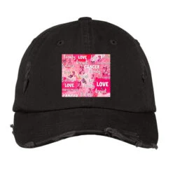 Breast Cancer Awareness Pink Vintage Cap