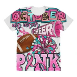 In October We Wear Cheer Pink Football All Over Women's T-shirt -ThreadNest Store pd.2526995149.108.25097085.s3.1 front customized f5f5f5 none x45ym7 294 800x800 1