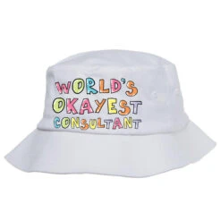 World S Okayest Consultant Gift Idea Bucket Hat