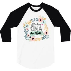 Allerbeste Oma Der Welt Geschenk 3/4 Sleeve Shirt -ThreadNest Store pd.2527007653.33.25086430.s3.1 front white and black ffffff none x0y0 150 800x800 1
