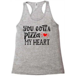 You Gotta Pizza My Heart Happy Valentine S Day Rom Racerback Tank -ThreadNest Store pd.2527011386.45.25087396.s3.1 front grey ffffff none x0y0 144 800x800 1