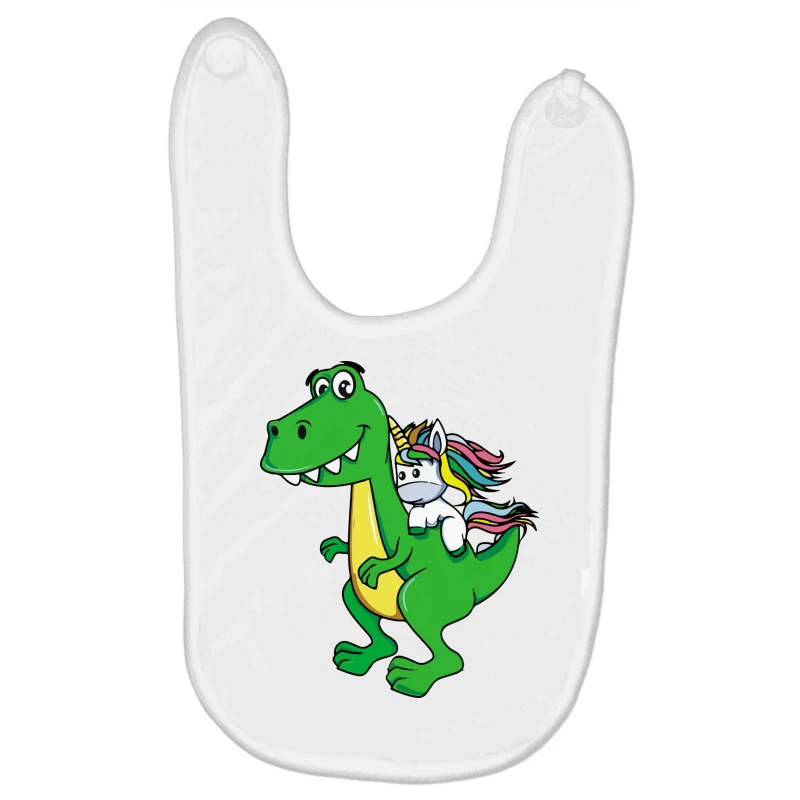 Unicorn Riding T Rex Dinosaur Boys Girls Kids (2) Baby Bibs 1 Unicorn Riding T Rex Dinosaur Boys Girls Kids (2) Baby Bibs