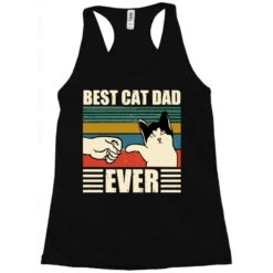 Vintage Best Cat Dad Ever Cat Lover (4) Racerback Tank -ThreadNest Store pd.2527014459.45.25088476.s3.1 front black ffffff none x0y0 144 800x800 1