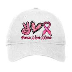 Peace Love Cure Adjustable Cap