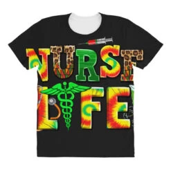 Juneteenth Nurse Life All Over Women's T-shirt -ThreadNest Store pd.2527043876.108.25097000.s3.1 front customized 111111 none x45y59 294 800x800 1