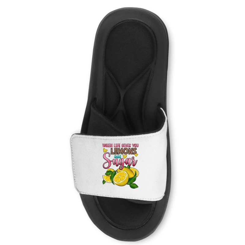 When Life Gives You Lemons Add Sugar Slide Sandal 2 When Life Gives You Lemons Add Sugar Slide Sandal - Image 2