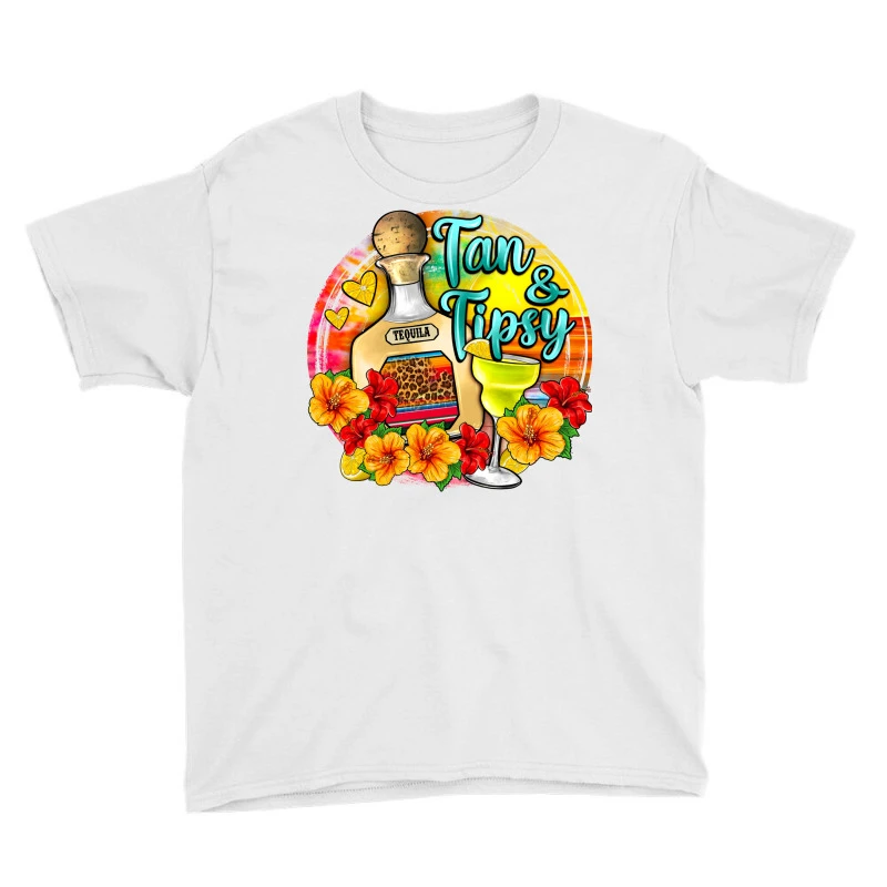 Tan And Tipsy Youth Tee 3 Tan And Tipsy Youth Tee - Image 3