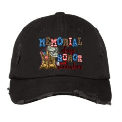 Memorial Day Honor And Remember Vintage Cap