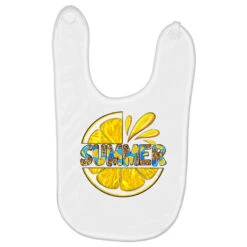 Summer Lemon Baby Bibs