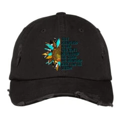 Sunflower They Whispered To Her Vintage Cap