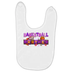 Basketball Brother Baby Bibs