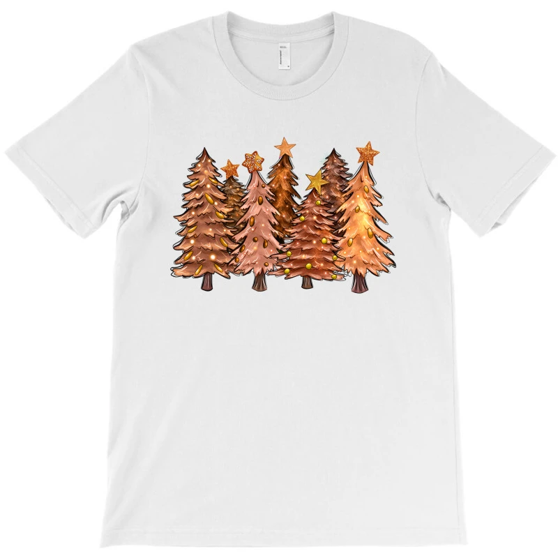Melanin Christmas Trees With Lights T-Shirt 3 Melanin Christmas Trees With Lights T-Shirt - Image 3