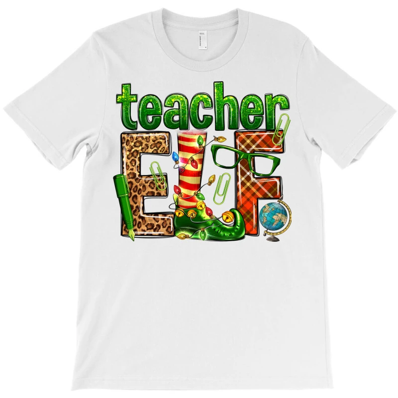 Teacher Elf T-Shirt 3 Teacher Elf T-Shirt - Image 3
