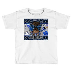 Afro Messy Bun Nurse Life Navy Blue Gray Toddler T-shirt