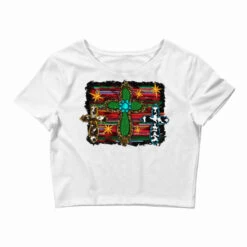 Western Cross Crop Top