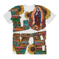 Sunflower Love Lady Of Guadalupe All Over Women's T-shirt 7 Sunflower Love Lady Of Guadalupe All Over Women's T-shirt -ThreadNest Store pd.2527111752.108.25102508.s3.1 front customized f5f5f5 none x45ym10.5 294 800x800 1